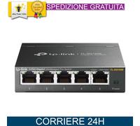 TP-Link TL-SG105E Gestito L2 Gigabit Ethernet (10/100/1000) Nero