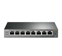 TP-LINK TL-SG108PE Non gestito Gigabit Ethernet (10/100/1000) Nero Supporto Power over Ethernet (PoE)