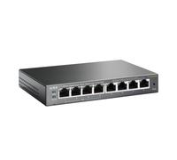 TP-LINK TL-SG108PE Non gestito Gigabit Ethernet (10/100/1000) Nero Supporto Power over Ethernet (PoE)