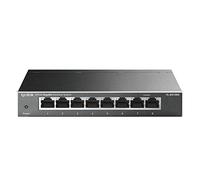 TP-Link TL-SG108S | 8 Port Gigabit Ethernet Switch | Desktop/Wall-Mount | Plug & Play | Fanless | Sturdy Metal | Limited Lifetime Protection | 802.1p/DSCP QoS & IGMP Snooping | Compact Design