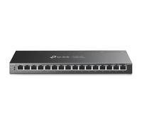 TP-Link TL-SG116P switch di rete Non gestito Gigabit Ethernet [10/100/1000] Supporto Power over Ethernet [PoE] Nero (TP-Link TL