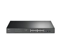 TP-LINK TL-SG1218MPE Gestito Gigabit Ethernet (10/100/1000) Nero Supporto Power over Ethernet (PoE)