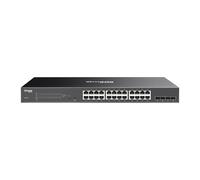 TP-Link TL-SG2428P | Switch PoE gestito intelligente Gigabit Jetstream a 24 porte | 24 porte PoE+ @250W, 4 slot SFP | Omada SDN integrato | Ripristino PoE | IPv6 | Instradamento statico | Protezione