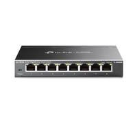 TP-Link TL-SG608E Switch Easy Smart 8 Porte Gigabit, Custodia in Metallo | QoS, Plug & Play, Vlan, Funzioni Layer 2, Switch Gigabit per la Casa e l'Ufficio, Desktop o a Parete