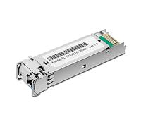 TP-Link TL-SM321B-2 Modulo SFP, Distanza di Trasmissione Fino a 2 km, 1.25 Gbps, Porta LC, Modulo SFP Bidirezionale WDM 1000Base-BX, Colore Argento, 1310 NM TX, 1550 NM RX