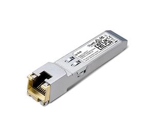 TP-Link TL-SM331T | Modulo SFP RJ45 1000Base-T | Ricetrasmettitore SFP in rame 1.25G | da SFP a Ethernet | Plug and Play | Hot Pluggable | Distanza fino a 100 m | | Involucro in metallo resistente |