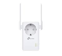 TP-Link TL-WA860RE N300 Universal Range Extender with Extra Power Outlet, Broadband/Wi-Fi Extender, Wi-Fi Booster/Hotspot with 1 Ethernet Port and 2 External Antennas, Plug and Play, UK Plug