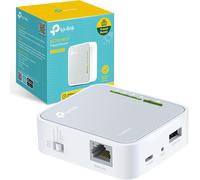 TP-Link TL-WR802N router wireless Fast Ethernet Banda singola (2.4 GHz) Blu, Bianco