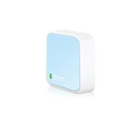 TP-Link TL-WR802N router wireless Fast Ethernet Banda singola (2.4 GHz) Blu, Bianco