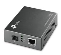 TP-Link Omada MC420L convertitore multimediale di rete 10000 Mbit/s Modalità multipla, Modalità singola Nero