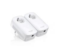 TP-LINK AV1200 1200Mbit/s Collegamento ethernet LAN Bianco 2pezzo(i), TL-PA8010P KIT