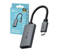 TP-Link UA520C Adattatore HDMI USB-C 4K@60Hz, compatibile con macOS, Windows, iPadOS, iOS, Android, Linux e Chrome OS, non compatibile con iPad Pro 2021, cavo intrecciato 100 mm