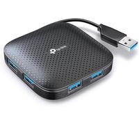 TP-Link UH400 Hub USB 3.0 4 Porte Multipresa Cavo Pieghevole Portatile | Per Ampliare la Connettività di Laptop e Tablet, Collega Mouse, Tastiere e Memorie, Quattro LED, Windows, Mac OS e Linux
