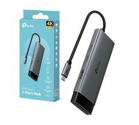 TP-Link UH7020C Hub USB C 7 in 1, 1 HDMI 4K@60Hz, SD e MicroSD, 1 PD 100W, Porta USB-C,3 Porte USB 3.0, 2 Porte USB-A, 5 Gbps SuperSpeed, Win11/10/8.1/8/7, Mac OS, Linux OS, iOS, Android, Chrome OS