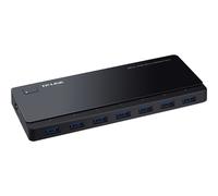 TPLINK UH720 - 7-port USB 3.0 hub including power supply unit - 2x charging por