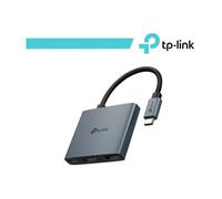 TP-Link Hub USB di tipo C 3 in 1, USB 3.0, trasferimento dati da 5 Gbps, USB A, HDMI 4K a 60Hz, ricarica rapida PD 3.0 da 100 W, connessioni espandibili, archiviazione automatica, cavo intrecciato,