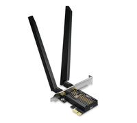 TP-Link WiFi 7 BE9300 PCIe WiFi Card Archer TBE552E | Scheda di rete Tri-Band per PC desktop | Bluetooth 5.4 | Antenna ad alto guadagno | MLO, WPA3 | Supporta scheda madre AMD/Intel | Non compatibile