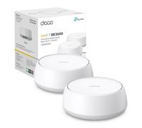 TP-Link WiFi 7 Deco BE25 Mesh WiFi, BE3600Mbps Dual-Band, Router, AP, 2 Porte Ethernet di 2,5 Gbps, 4 Antenne Interne, MLO, AI-Roaming, HomeShield, Funziona con Qualsiasi ISP, Modem e Alexa, 2pz