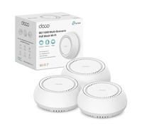 TP-Link WiFi 7 Deco BE65-PoE Mesh WiFi con PoE, BE9300Mbps Tri-Band, 2 Porte di 5 Gigabit, Ripetitore WiFi, MLO, con Tecnologia AI, 3 Pz con Copertura Fino a 380㎡, Canali 320 MHz, Banda a 6 GHz