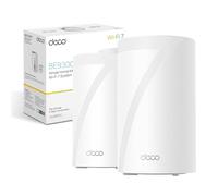 TP-Link WiFi 7 Deco BE65 Pro Router Mesh WiFi,BE 9300Mbps Tri-Band, Canali 320 MHz, 2 Porte 5Gbps, Porta 2,5 Gbps, Alexa, HomeShield,MLO, Funziona con Qualsiasi ISP e Modem, 4 Antenne Interne, 2 Pezzi