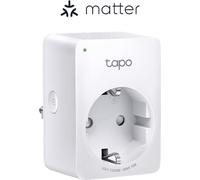 Tapo P100M Matter Presa Smart Plug, Intelligente, WiFi, Compatibile con Alexa e Google Home, Spegnimento Automatico, Controllo Remoto Tramite APP Tapo, 10A, 2300W