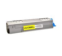 TP TONER COMPATIBILE PER OKI C5600 C5700 43324405 GIALLO