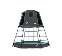 TP Toys Explorer Metal Climbing Frame Black Edition con piattaforma e tana | TP852 bassa fino a 12 anni-Altezza totale | Giocattoli per esterni e da giardino per bambini 18 mesi, Colore Nero, 870