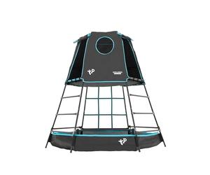TP Toys Explorer Metal Climbing Frame Black Edition - Outdoor & Garden Den, Adventure Playmat & Cargo Net Ingresso Giardini, Giocattoli all'aperto per bambini, adatto per bambini dai 3 ai 12 anni.