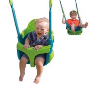 TP Toys Quadpod, altalena regolabile 4 in 1, per parco giochi all'aperto, con corde regolabili e cinghia di sicurezza, resistente alle intemperie, ideale per giardini, dai 6 mesi in su