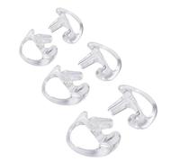 (TP) Two Way Radio Ear Mold Replacement Soft Silicone Ear Insert for Acoustic Coil Tube Earpiece (3 Pair Large,Medium,Small) TP