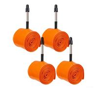 Tp-u - Camera d'aria per pneumatici Gravel Bikes 700C 35C 40C con valvola in lega di alluminio che fornisce assorbimento degli urti, isolamento elettrico (4 pezzi)