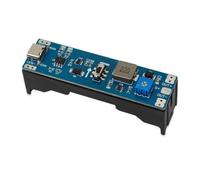 TP4056 18650 - Modulo regolatore di tensione per ricarica batteria al litio da 3,7 V a 4 V-12 V (scheda con sedile)