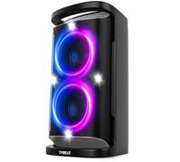 TPBEAT Cassa Bluetooth Portatile Potente,160W (Peak) Party Wireless Altoparlante Bluetooth, Super Bass, Speaker TWS Stereo, Batteria 15000 mAh, Fast Charging, con Luce LED per Party, Campeggio