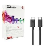 TPCmobile Cavo dati e ricarica da USB-C a USB-C compatibile con Motorola smartphone. Supporta la ricarica super veloce 6,5 A MAX (1 m)