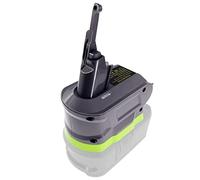 TPDL Adattatore per RYOBI Convert to per Dyson, adatto per aspirapolvere Dyson V7 SV11 e V8 SV10, per Ryobi ONE+ batteria agli ioni di litio 18 Volt HP ad alta capacità PBP2005 P194 P193 PBP2004 per