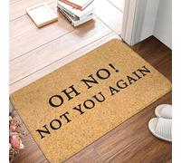 TPDODON Oh No Not You Again Zerbino Antiscivolo Bagno Cucina Tappetino Porta WC Pavimento Ingresso Tappeto Tappeto-24x36 inch