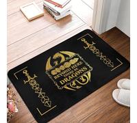TPDODON Tappetino antiscivolo per porta pavimento cucina bagno camera da letto balcone ingresso tappeto D&D Game Beyond Here There Be Dragons-24x36 inch