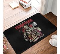TPDODON Tappeto d'ingresso per cucina balcone tappeto antiscivolo impermeabile per esterni con motivo horror pagliaccio film di Halloween e terrore-20x32 inch