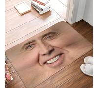 TPDODON Tappeto d'ingresso per porta d'ingresso di Nicolas Cage divertente meme per esterni zerbino per cucina bagno garage-24x36 inch