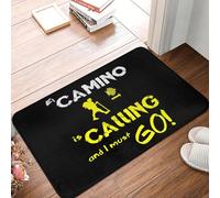 TPDODON Zerbino antiscivolo Buen Camino de Santiago zerbino per ingresso cucina pavimento tappeto balcone camera da letto El Camino Cammino di Santiago-20x32 inch