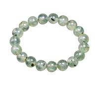 TPDRKOWJX Bracciale con perline, vera pietra naturale Pietra d'uva Grado elastico A di prehnite Dimensioni 6 mm 8 10 Regalo for gioielli da donna wanglan(Beads 10mm-20cm 7.9inch)