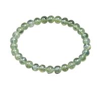 TPDRKOWJX Bracciale con perline, vera pietra naturale Pietra d'uva Grado elastico A di prehnite Dimensioni 6 mm 8 10 Regalo for gioielli da donna wanglan(Beads 6mm-22cm 8.6inch)