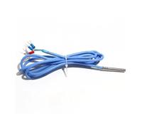 TPDRKOWJX Cavo schermato in Silicone, sensore di Temperatura Grado PT100 B/A/AA Resistenza Termica 0,5 M-5 M Sonda a Filo in PTFE 1 Pezzo(Precision0.3 B 1M,150mm)
