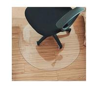TPDRKOWJX Chair Mat for Hard Floors,HYCH-Chair for, Round Plastic Carpet Non-Slip Household Hardwood Floor Protection PVC Translucent Table And Cushion,1mm,130cm(1mm,130cm)