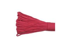 TPDRKOWJX Paracord, 100M Dia 2mm One Stand Core for Sopravvivenza Cavo for Paracadute Cordino da Campeggio Corda Arrampicata Escursionismo Creazione di Gioielli(Rosso,100FT)(Red,25FT)