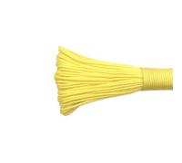 TPDRKOWJX Paracord, 100M Dia 2mm One Stand Core for Sopravvivenza Cavo for Paracadute Cordino da Campeggio Corda Arrampicata Escursionismo Creazione di Gioielli(Rosso,100FT)(Yellow,50FT)
