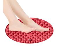 TPE Foot Massage Mat - Pressure Point Reflexology Tool, Practical Foot Pad | Unique Circulation Stimulating Feature, Home Company Travel Use, Top Foots Accessory, Relaxation Aid, Blue, 35cm