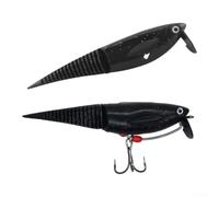 TPE morbido esca da pesca 9,5 cm materiale resistente agli strappi | Design realistico della coda, azione di nuoto a forma di S, attira pesci predatori, lunghezza 9,5 cm, ideale per i bassi