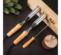 TPFOON Ferro da Stiro Personalizzato per Legno, Timbro a Fuoco per Legno, Timbro a Ferro da Stiro Personalizzato per Matrimonio in Pelle per Grigliare Carne Bistecca Hamburger BBQ