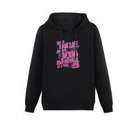 TPGHNVENT Men Long Sleeve Printed Hoodies Fight Club Movie Life Ending Hoody Sweatershirt Black 3XL